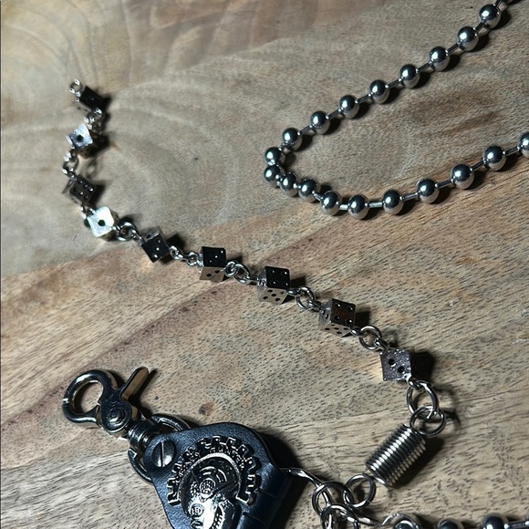 Silver Chain skull Wallet Accessory chain - Picture 4 of 16